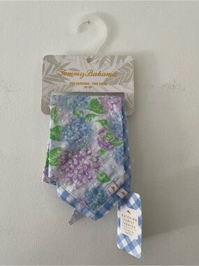 Tommy Bahama Pack of 2 Pet Bandanas OS